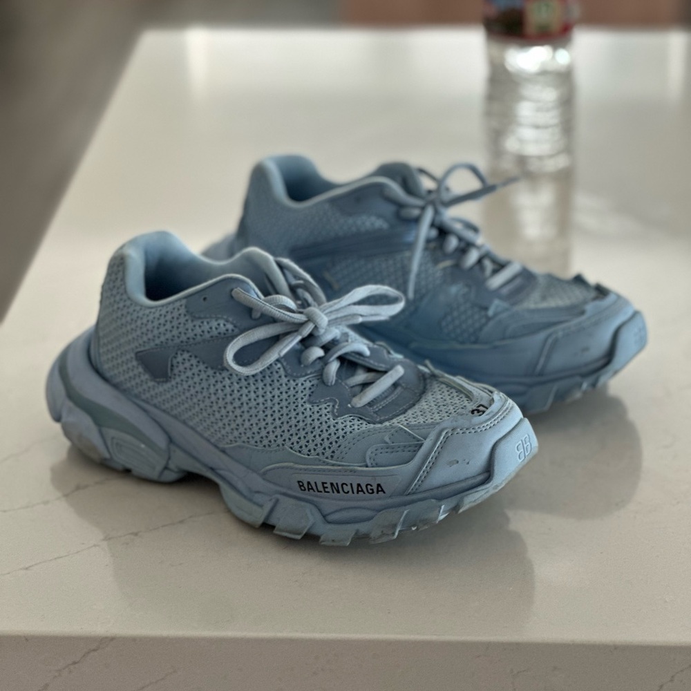 Blue balenciaga track sneaker
